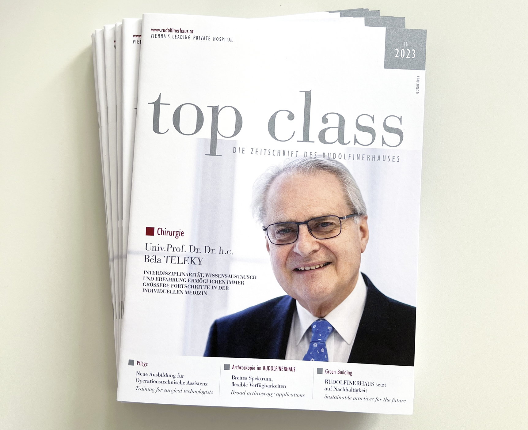 top class Magazin & Folder - Rudolfinerhaus